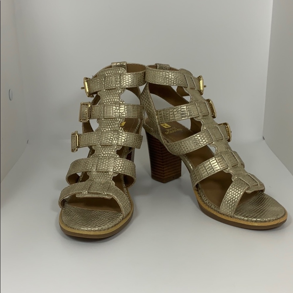 White Mountain Gemmy Gladiator Sandal Platinum 6.5